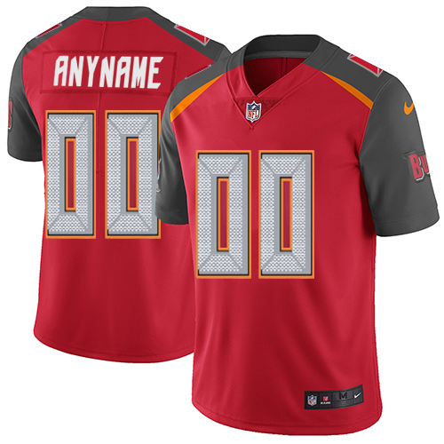 Men's Tampa Bay Buccaneers ACTIVE PLAYER Custom Red NFL Vapor Untouchable Limited Stitched Jersey